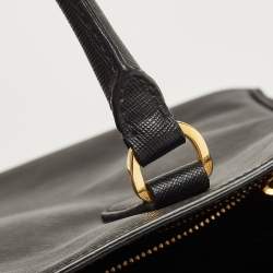 Prada Black Saffiano Lux Leather Extra Large Galleria Tote