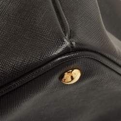 Prada Black Saffiano Lux Leather Extra Large Galleria Tote