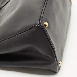 Prada Black Saffiano Lux Leather Extra Large Galleria Tote
