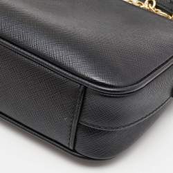 Prada Black Saffiano Lux Leather Re-Edition 2000 Shoulder Bag
