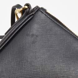 Prada Black Saffiano Lux Leather Re-Edition 2000 Shoulder Bag
