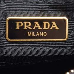 Prada Black Saffiano Lux Leather Re-Edition 2000 Shoulder Bag