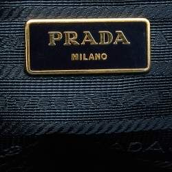 Prada Blue Saffiano Lux Leather Galleria Tote
