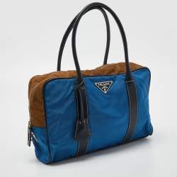 Pre Owned Prada Multicolor Nylon and Leather Hydra Shoulder Bag