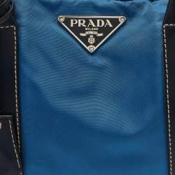 Pre Owned Prada Multicolor Nylon and Leather Hydra Shoulder Bag