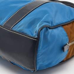 Pre Owned Prada Multicolor Nylon and Leather Hydra Shoulder Bag