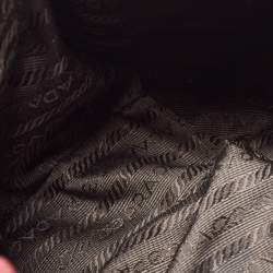 Pre Owned Prada Red Nylon and Leather Shoulder Bag