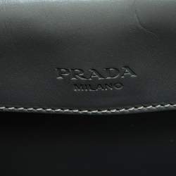 Pre Owned Prada Tricolor Bauletto Vitello Leather Satchel