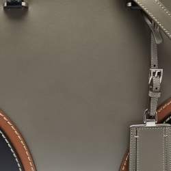 Pre Owned Prada Tricolor Bauletto Vitello Leather Satchel