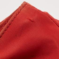 Pre Owned Prada Red Tessuto Nylon City Tote