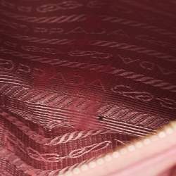 Prada Pink Saffiano Leather Mini Galleria Double Zip Tote