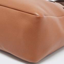 Prada Brown Leather Flou Dynamique Tote