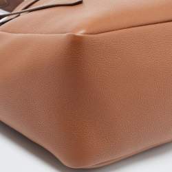 Prada Brown Leather Flou Dynamique Tote