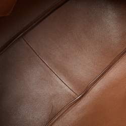 Prada Brown Leather Flou Dynamique Tote