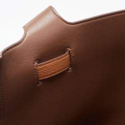 Prada Brown Leather Flou Dynamique Tote