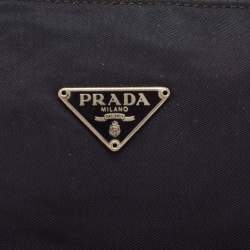 Prada Dark Blue Nylon Pochette