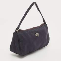 Prada Dark Blue Nylon Pochette