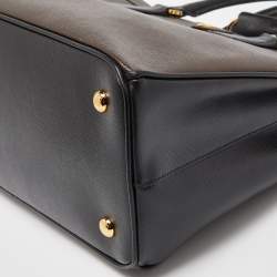 Pre Owned حقيبة يد توتس برادا غاردينيرز جلد سافيانو بيج متوسطة