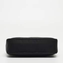 Pre Owned Prada Black Nylon Mini Re-Edition 2005 Shoulder Bag