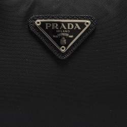 Pre Owned Prada Black Nylon Mini Re-Edition 2005 Shoulder Bag