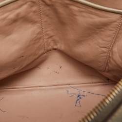 Pre Owned Prada Taupe Saffiano Lux Leather Medium Promenade Satchel
