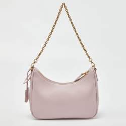 Prada Pink Leather Re-Edition 2005 Baguette Bag