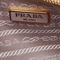 Prada Pink Leather Re-Edition 2005 Baguette Bag