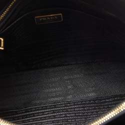 مملوكة مسبقًا Prada Black Saffiano Lux Leather Large Promenade Satchel