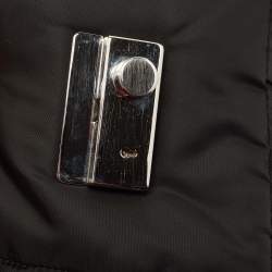 Prada Black Quilted Nylon Bomber Chain Shoulder Bag
