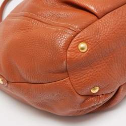 Pre Owned Prada Rust Vitello Daino Leather Sacca 2 Manici Hobo