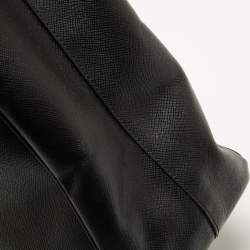 Pre Owned Prada Black Saffiano Lux Leather Large Galleria Double Zip Tote