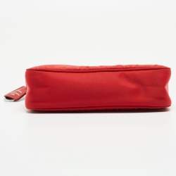 Prada Red Nylon Re-Edition 2000 Baguette Bag