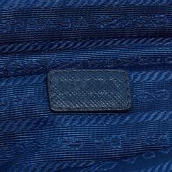 Prada Blue Nylon and Leather Phone Crossbdoy Bag