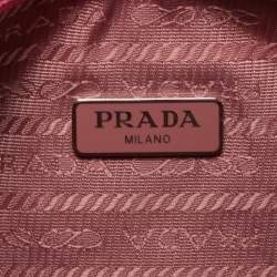 مملوكة مسبقًا Prada Pink Nylon Re-Edition 2000 Baguette Bag
