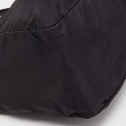 Prada Black Nylon Front Pocket Tote