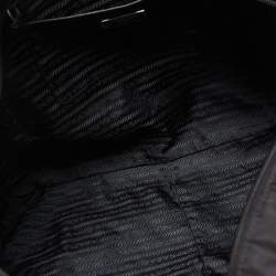 Prada Black Nylon Front Pocket Tote