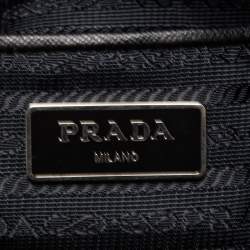 Prada Black Nylon Front Pocket Tote