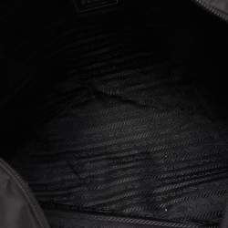 Pre Owned Prada Black Nylon Voodoo Doll Charm Tote