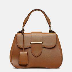 Beige Prada Canapa Logo Frame Handbag – Designer Revival