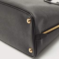 Pre Owned Prada Black Saffiano Leather Promenade Satchel