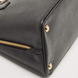 Pre Owned Prada Black Saffiano Leather Promenade Satchel