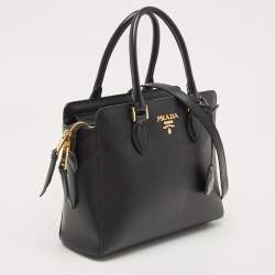 Prada Black Saffiano Leather Tote bag