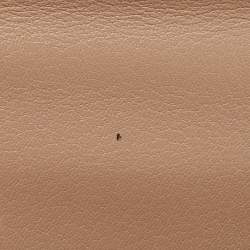 Prada Beige Madras Woven Leather Chain Flap Bag