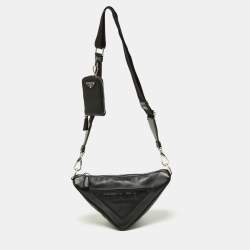 Shop PRADA RE NYLON Nylon 2WAY Plain Office Style Elegant Style Logo  Handbags (1BB088 2MY F0002) by lilyetcoco