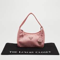 Prada Pink Nylon Mini Re-Edition 2000 Shoulder Bag