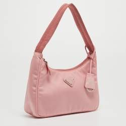 Prada Pink Nylon Mini Re-Edition 2000 Shoulder Bag