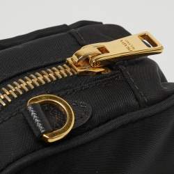 Pre Owned Prada Black Nylon Bow Crossbody Bag