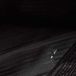 Pre Owned Prada Black Saffiano Lux Leather Large Gardener's Tote