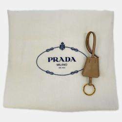 Pre Owned Prada Beige Leather Small Galleria Tote Bag