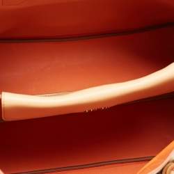Prada Light Peach Leather Large Double Handle Tote